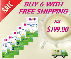 HIPP GOAT FORMULA STAGE 2 (400g) PACKAGE DEAL